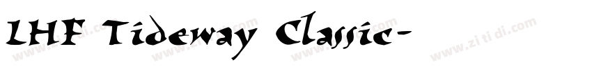 LHF Tideway Classic字体转换